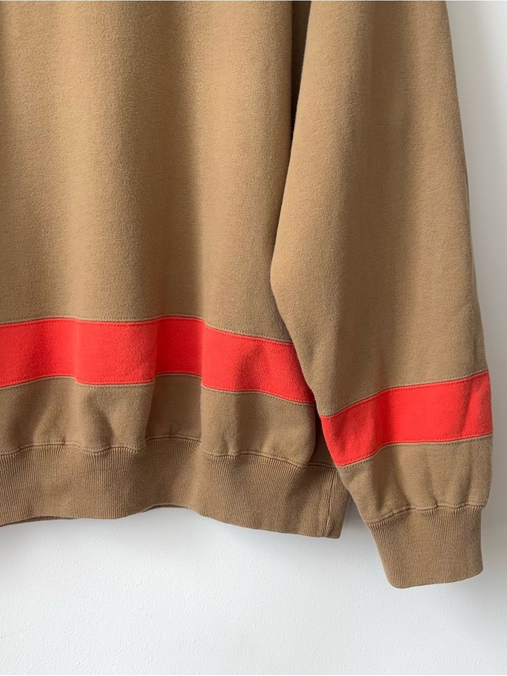 Vintage Polo Country Ralph Lauren Orange Line Crew Neck Sweatshirt Rare 90s - Picture 6 of 11